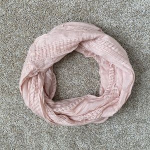 Light Pink Doubled Wrap Infinity Scarf